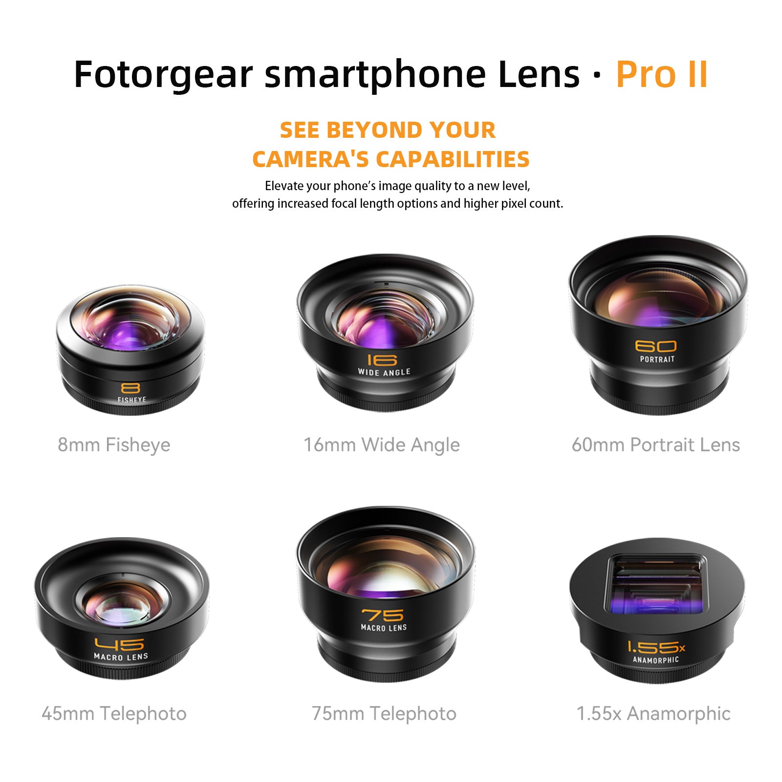 Fotorgear 16mm Wide Angle Lens · Pro II series