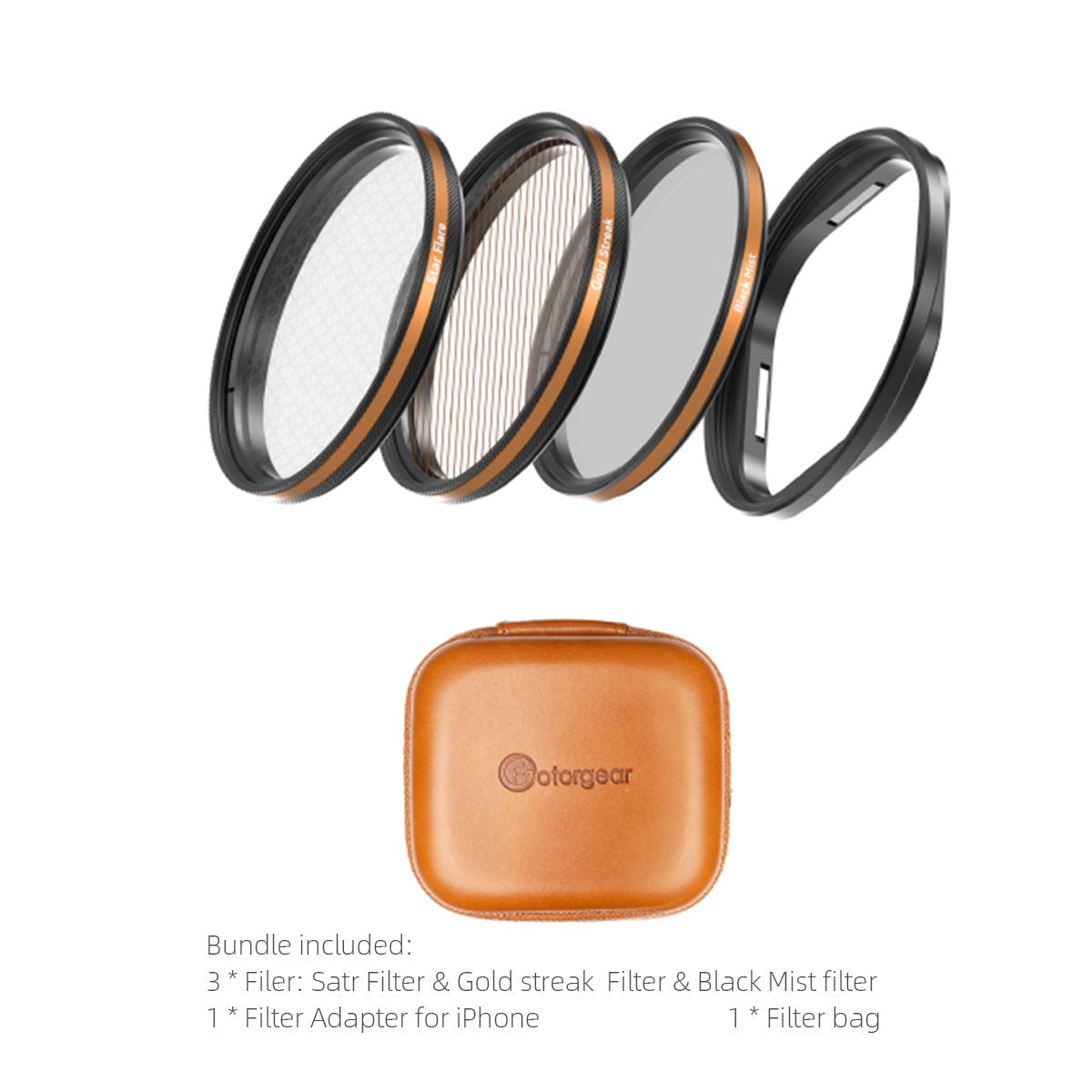 Fotorgear Cinematic Filter bundle / 58 mm Pro II serial | Filter for smart phone
